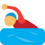 Baby swimming