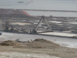 01282015-05 The Potash crane, with its unique shape. - dead sea works