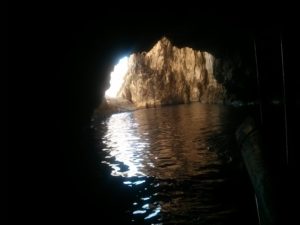 Inside one of the caves - Catholic