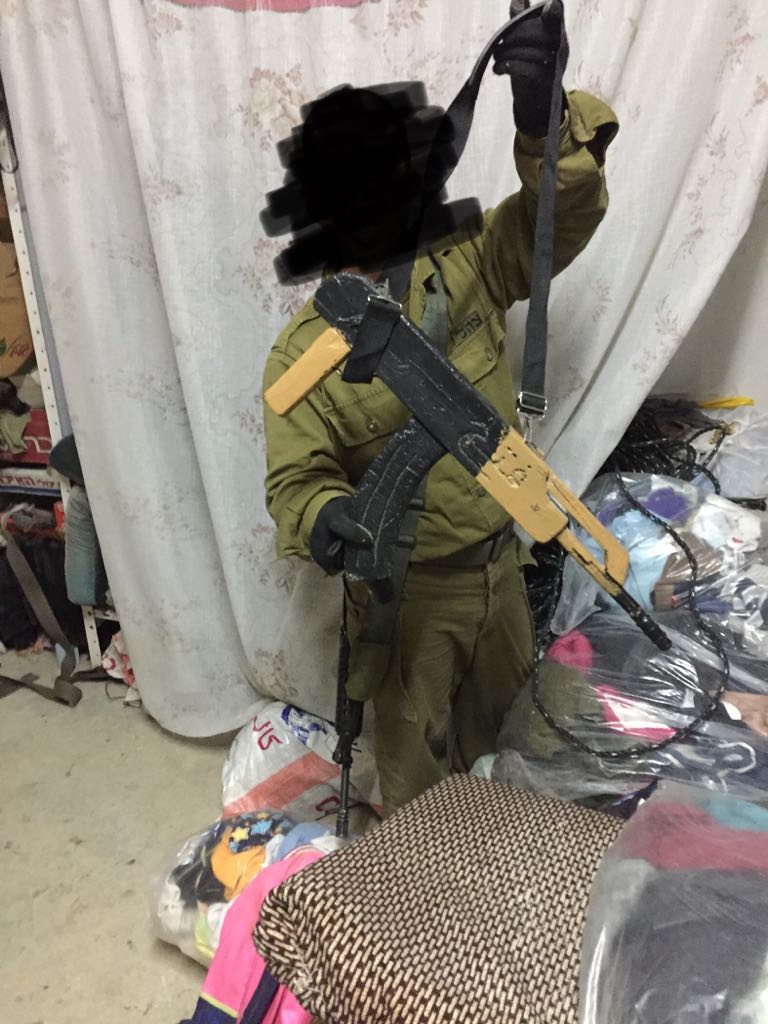 Self made AK-47 rifle found in the activity - Catching weapon