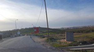 Same signs in near the settlement of Carmel - West bank