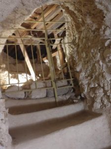 A secondary entrance to tunnels from the palace basements - Herodium