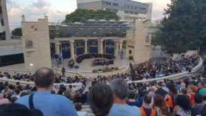 The ceremony in the Technion Campus, Haifa