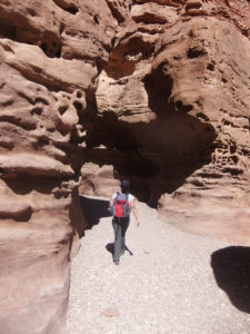 The gate in - look on the rock formation - Red Canyon