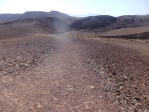 Keep going with no shade on the horizon - The Red Canyon