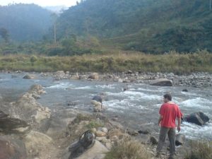 The river between Ilam and Namsaling - Bhadrapur
