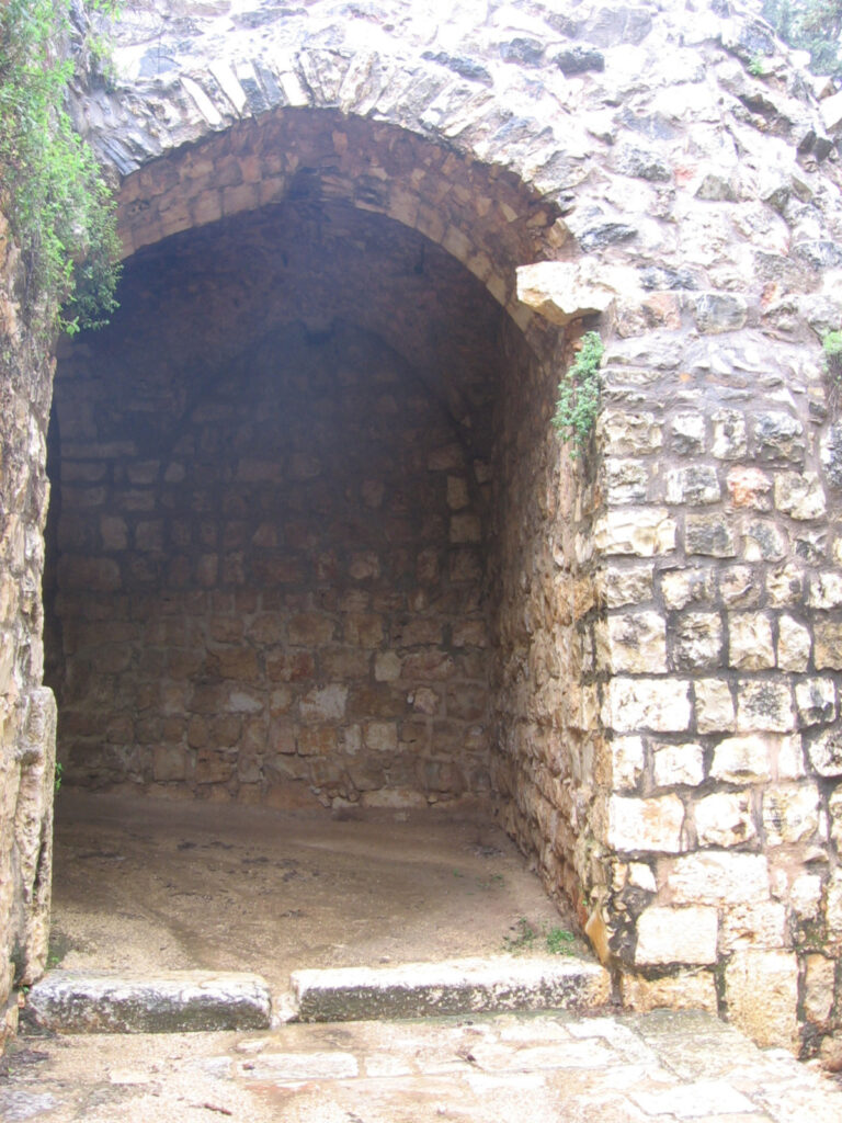 The entrance to the fortress