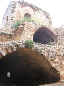 This is my sentry at the stronghold of Judin, on the heights of the Gallile - Yehiam
