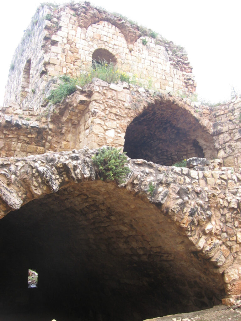 This is my sentry at the stronghold of Judin, on the heights of the Gallile - Yehiam