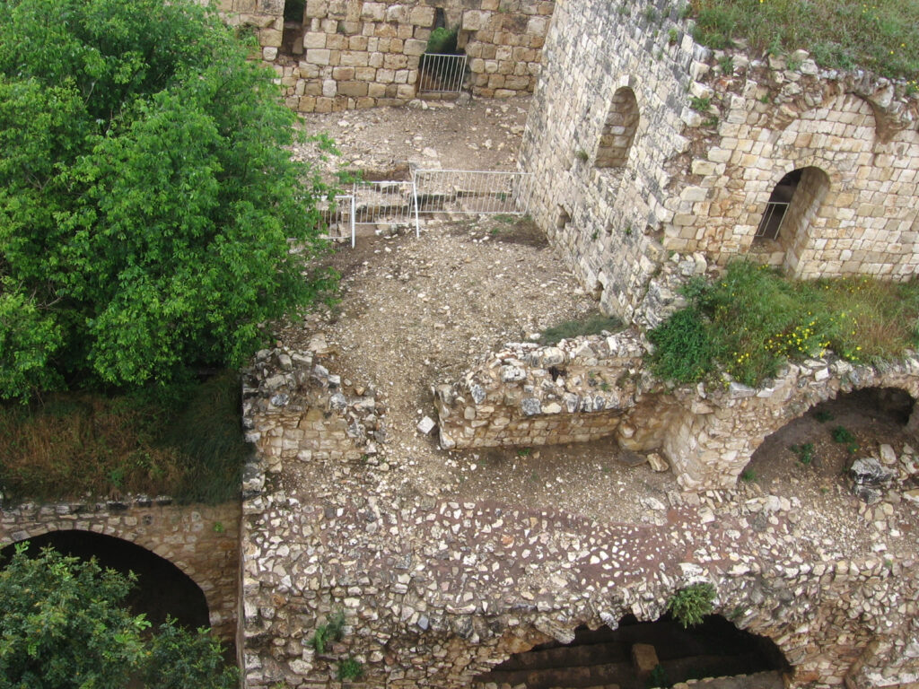 Inside the fortress