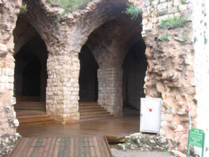 The knights halls - Yehiam