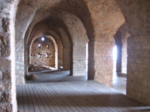 The knights halls - Yehiam