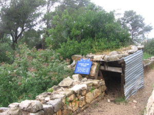 Guarding and watch post - this post watched over the valley was hit from an enemy mortar shell. 3 of Yehiam fighters were killed and on fighter-nurse was hit.