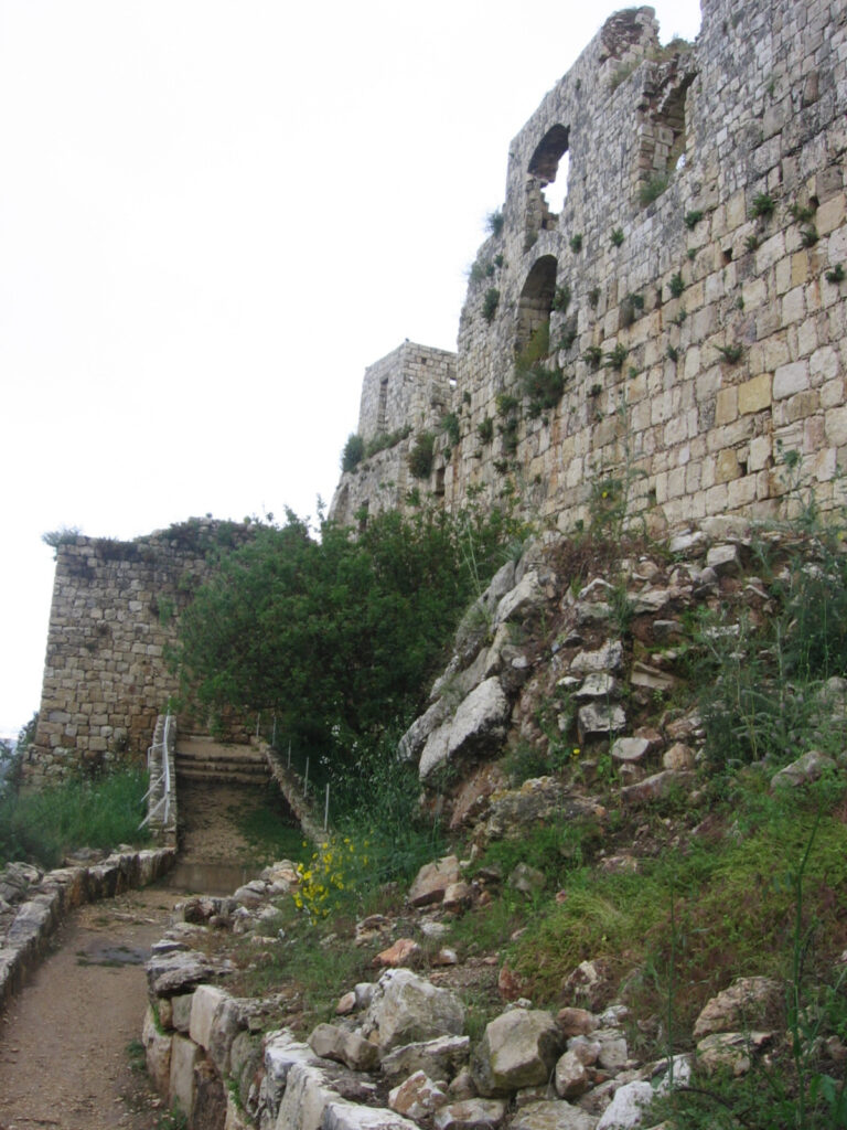 The outer wall of the fortress