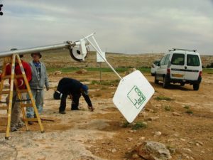 Installing the tail of the turbine