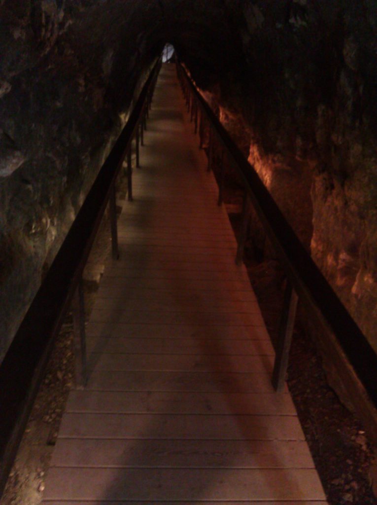 The rest of the shaft and the tunnel lead to the spring - Tel Meggido