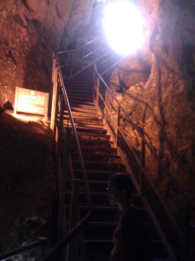 The rest of the shaft and the tunnel lead to the spring - Tel Meggido