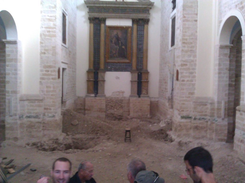 The Church of Elijah the prophet, second of the two churches left around Paris square - Haifa in the Ottoman time