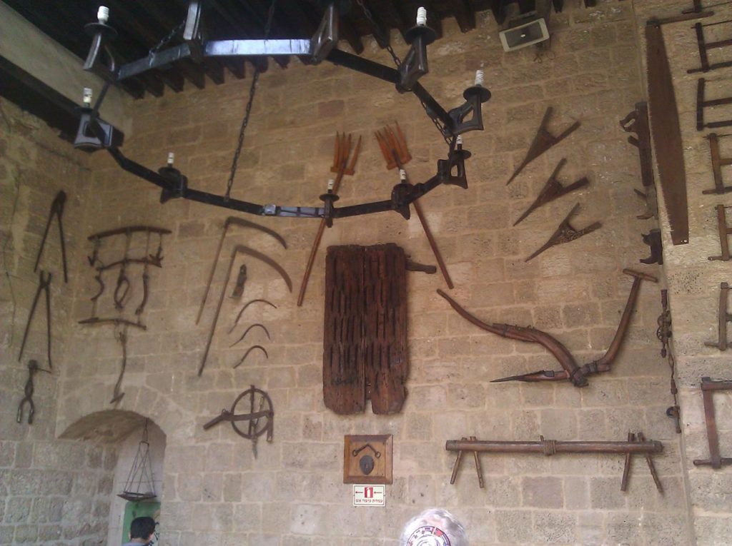 House of Grace (rehabilitation discharged prisoners institution) inside the Church of our Lady - Haifa in the Ottoman time