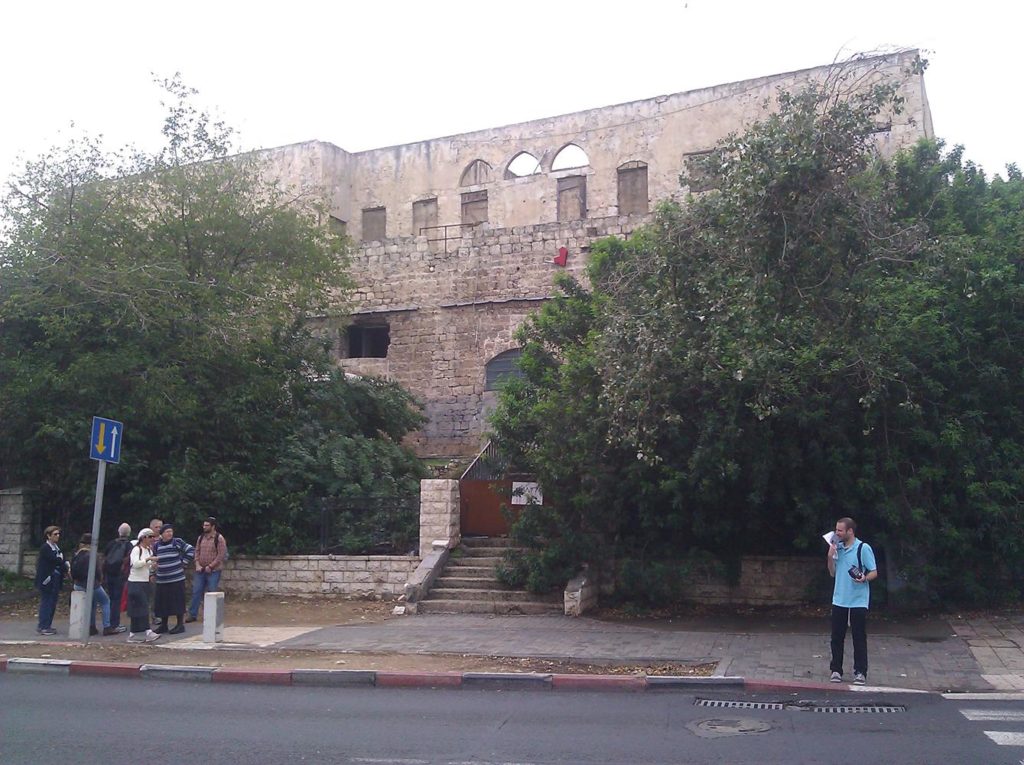 The Palace of Mostafa Pasha Al-Halil (Fourth Mayor of Haifa, between 1885-1903). The first building outside the walls of Haifa - Haifa in the Ottoman time