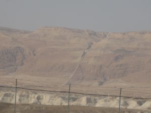 01282015-16 - The Conveyor belt - That conveyor was used to transport the Potash up those stiff cliff and save the trucks the hard climbing - Dead Sea Works