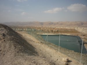 01282015-22  - The water reservoirs of Dead Sea Works