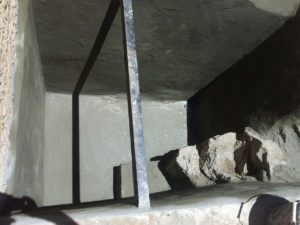 The Cistern after the second layer of plaster - Ramat Gan