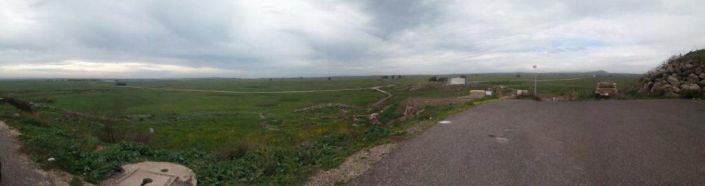 A view west to Israel. - volcanoes