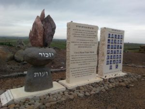 The Memorial for the soldiers that fought and died in the fight on this hill.