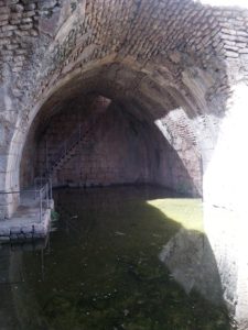 02072015-22 The Large Water Cistern - Water supply depended upon the accumulation of rain water in cisterns.   -Nimrod Fortress