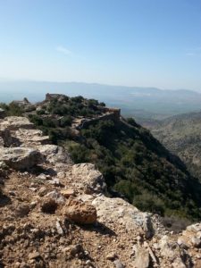 02072015-31 Looking west from the keep to the rest of the fortress - Nimrod Fortress