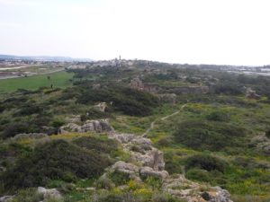 03182015-03 TThe view south form the water tank near Qarta ruins - Atlit