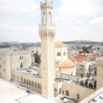 The view from Lev-Ram roof: The Italian hospital