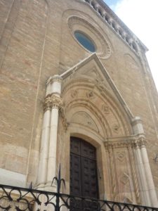 03192015-22 The main door to the Italian hospital (East front) it leads to the church