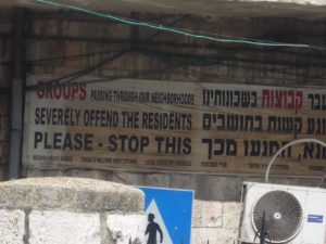03192015-66 The end of Mea Shearim street. An Haredi Jewish street