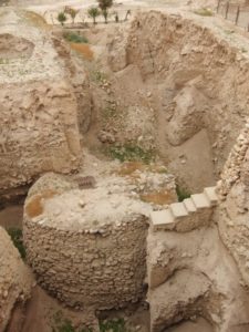 The most important part of the site - the Pre Pottery Neolithic age Wall of Jericho What might makes Jericho the most old city in the world! - Jericho