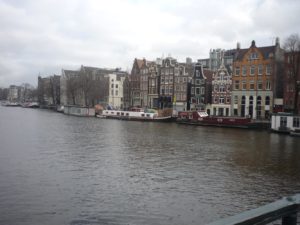 03292015-21 People live on the canals of the city in their house boats.