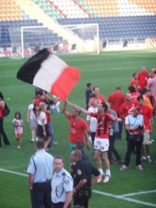 Offir Azo celebrates - HAPOEL KATAMON