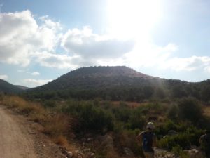 The Artava from below. - Shuqba cave