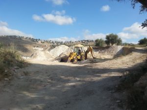 Works for agriculture improvement, that doesn't take into account the ruins. - Shuqba cave