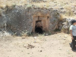 The Village of Shibtin and the caves that were used by Israelites to bury their dead in the time of the second temple