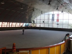 The small ice skating rink