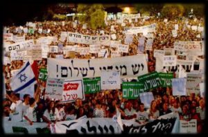 The peace protesters 11.4.1995