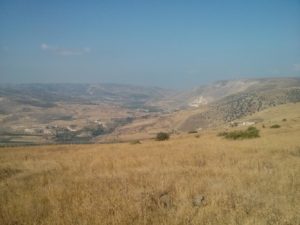 The area of Hamat Gader Mezar stream