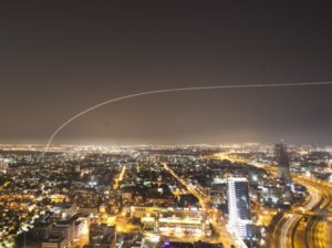07162014-02 - Interception of Iron Dome over Tel Aviv (Dudu Bachar)