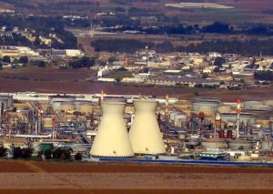 Haifa bay Industrial area with the Labaniot- sickness