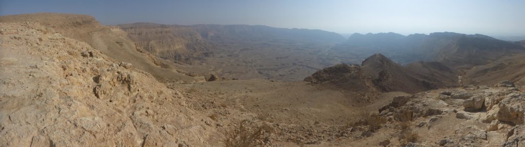 We made a small step to view the Small Maktesh =) - Ein Gedi