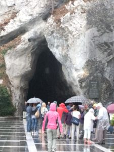 The exit of the Postojna cave (We didn't knew it is the exit...=)