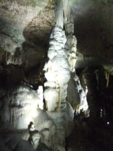 Columns made when stalactite and Stalagmites connects