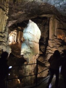 "The ice cream", the most famous stalactite of Postojna cave and its symbol.